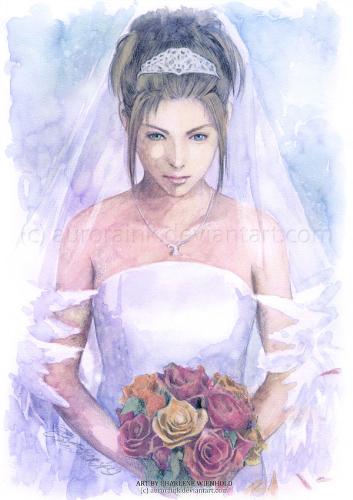 Yuna from FFX - Yuna in her wedding dress from FFX.