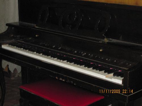 My piano - I haven't played her for more than a decade now so she needs a lot of tuning and restoration.