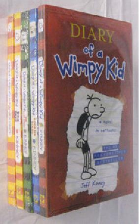 diary of a wimpy kid - a book that I really am enjoy reading it,and it brings a lot of joy to me, and the kid is smart,but sometimes is too....... LOL