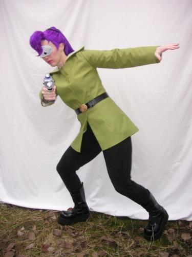 Helloween Costume - Helloween Costume - Leela from Futurama. My girlfriend wanted to be her but after all she decided to be Wonderwoman.