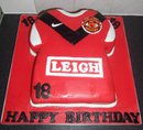 Man United Cake - Went against the grain for my Liverpoolsupporter daughter to make this one!