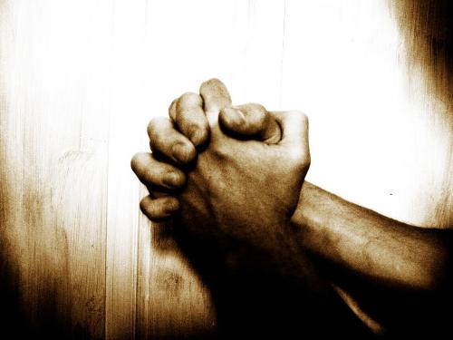 How to Pray? - The photo shows to hands being closed which symbolizes prayer.