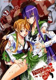 High school of the Dead - Series about a school that became infested by zombies. The series also talks about the infection spreading not only in Japan but around the world.