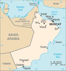 Oman Map - Map of Oman the country in the Middle East. 
Website: http://www.umsl.edu/services/govdocs/wofact2005/geos/mu.html