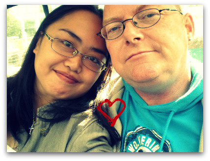 me and my fiance - A picture of me and my fiance on our first meeting in Bristol, UK