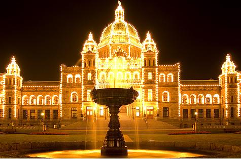 Legislative Building Victoria - Legislative Building Victoria, Vancouver BC,Canada. We visited Victoria and on our return to our car saw the Legislative building, looking Awesome all lit up