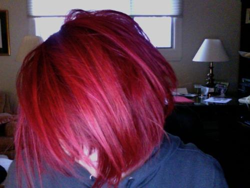 Pink hair!!! - My pink hair for everyone to see!! :D