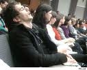 Sleeping in plain sight - sleeping during lectures