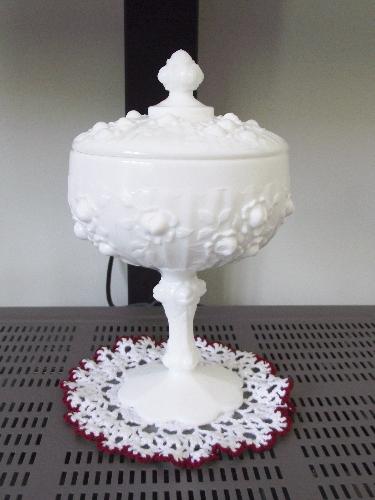  Pretty Milk Glass  - I love milk glass