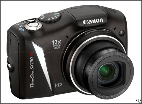 Canon PowerShot SX130 IS - Canon PowerShot SX130 IS, the successor of SX130 IS with 12MP and 12X optical zoom. Go for a camera between Beginners and Professionals at a affordable cost of just Rs14900 ($330) only. 