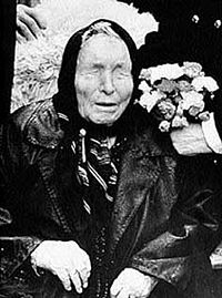 Bulgarian "prophet" - This is the famous Vangelia Gushterova also known as Baba Vanga. She was born in the year 1911 and died in the year 1996. When she was 12, she got struck with a raging storm and became blind.