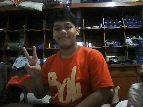 me @webcam - it's me in front of my webcam..  LOL