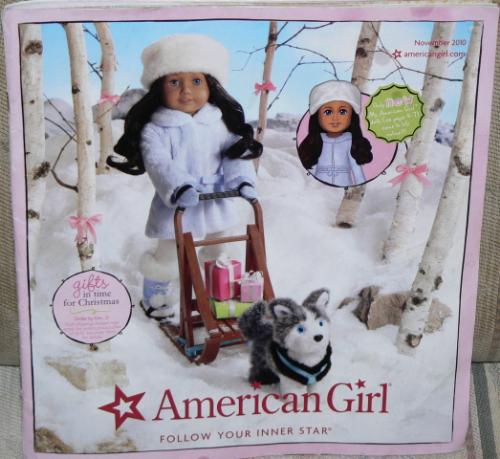 american girl catalog - The newest issue of the American girl catalog.