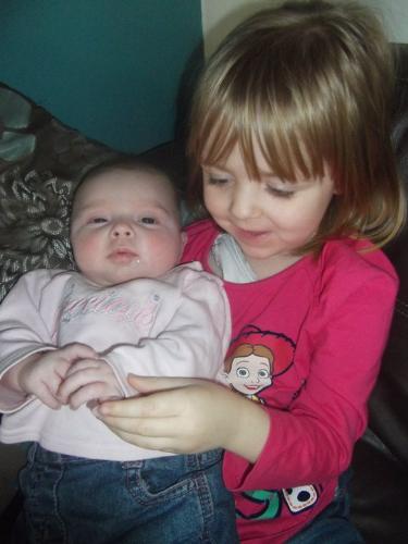 Olivia and Isabelle - My youngest two grandchildren