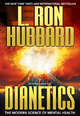 A book of Run Hubbard - The father of Scientology - Ron Hubbard. 