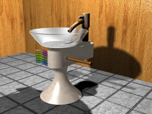 wash basin created with max - I created wash basin with 3dmax renderer...