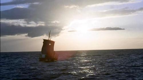 The raft built by the survivors - taken from the LOST Season 1 DVD