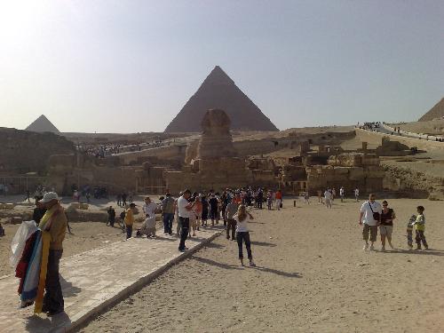 Egypt - Days when the sunsets,pyramids.