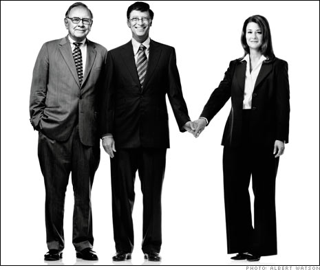 Founders of The Giving Pledge - In a landmark moment for philanthropy, Bill Gates and Warren Buffet are advocating that all billionaires commit to giving at least half of their wealth to charitable groups within their lifetimes or after their deaths.