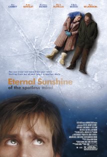 Eternal Sunshine of the Spotless Mind - Thsi is a verity film by Jim carrey. The movie is about a couple erasing there memory. The poster of the film is shown here.It shows a place where they go after the meet(they dont know they lived together earlier)