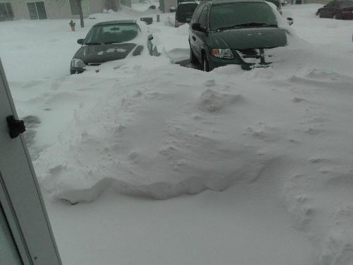 MN Blizzard - This photo was taken in the afternoon the day of the blizzard.