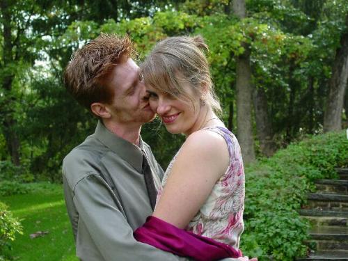 Terri and Kevin, Wed 10/6/02 - This is Kevin and I on our wedding day of 10/6/02.  It was the New Moon in Libra.
