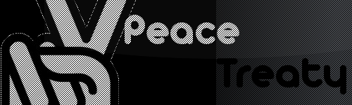 PeaceTreaty - I Made This PeaceTreaty Logo For My Site That Is Soon To Come(: Made With Gimp!(: