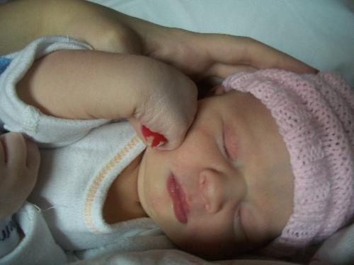 The grand daughter! - Olivia Grace, born October 7th, 2010 at 3:50pm. Our band new baby!!