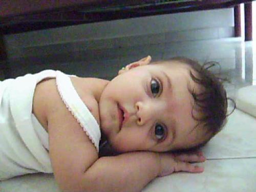 my daugter  - this is my daughter rawan when she was 4 months old