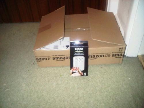 What a waste!! - Couldn&#039;t Amazon find a bigger box!!