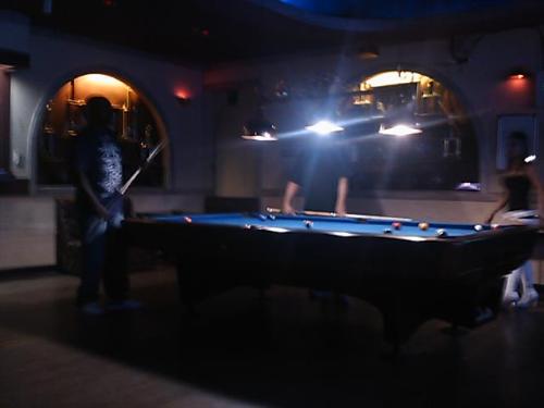 Pool table - Nice look at the areas best pool team's table