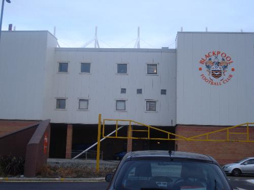 Blackpool's Football Ground - Blackpool's footy ground before the snow came!