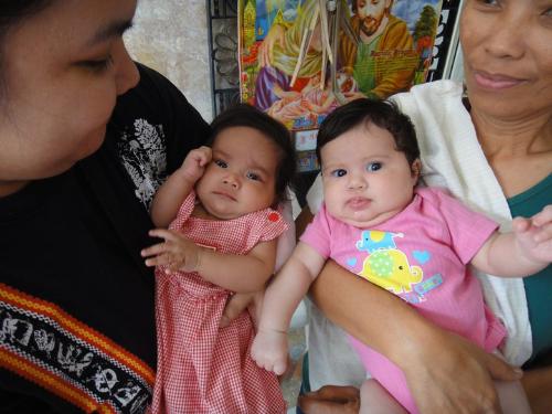 Our new angels - These are my two newborn nieces. They are destined to be compared with each other all through their lives.