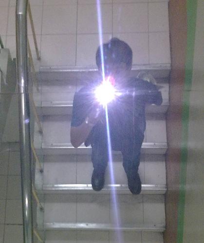 Me - Me taking picture inside a mall in Metro Manila