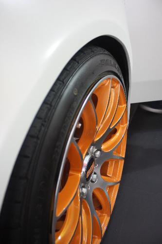 Real Nice Sport Rims - This is one of the nice sport rims installed in custom modified Perodua Myvi. Exhibited in KLIMS 2010. The rim is perfectly match the car and I think can be voted as the best modified car category.