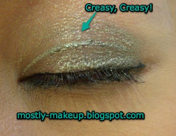 creasing eyeshadow - greasy eye lids