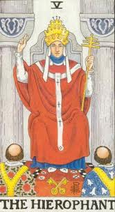 Card 5-The High Priest/Hierophant - The High Priest/Hierophant of the tarot