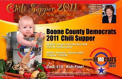 Democrat Chili Supper - Boone County Dems chili supper ad