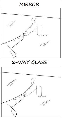 How To Tell If Your Mirror Is Double Sided Mirror Ideas