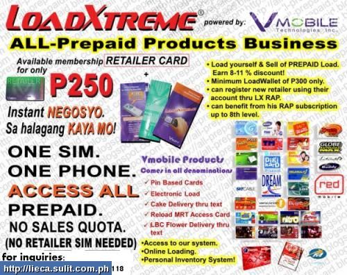 marketing material part 2 - All cellphone networks, prepaid landline, broadband internet and online gaming cards