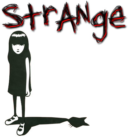 Anime - Cool strange cat shadow looking girl ;)