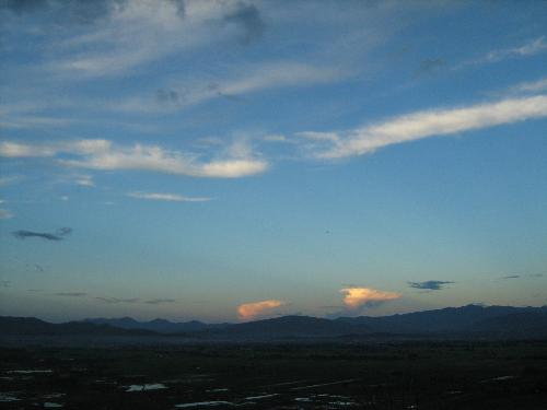 sunset - sunset on a hill