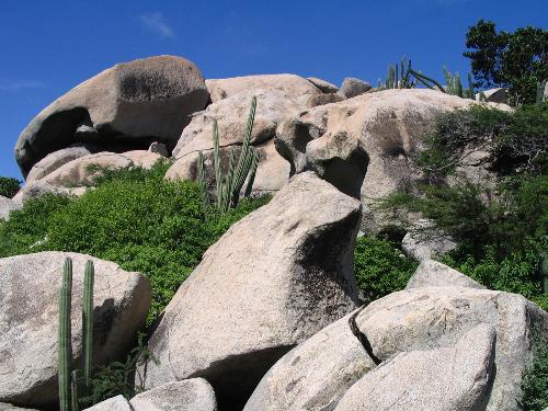 Ayo rock formation, Aruba - One of the beautiful and unusual natural rock formations found on the island of Aruba.