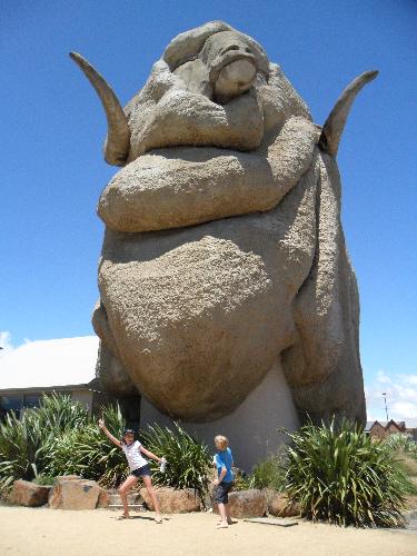 The Big Merino - This is one of the many 'Big Things' across Australia. It is located in Goulburn, NSW.