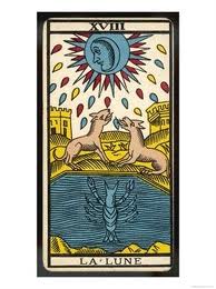 Card 18-The Moon - This is card 18 of the tarot, the Moon