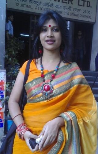 me in spring.. - celebrating spring festival...the first day of spring..falgun ..in Bangle calender..