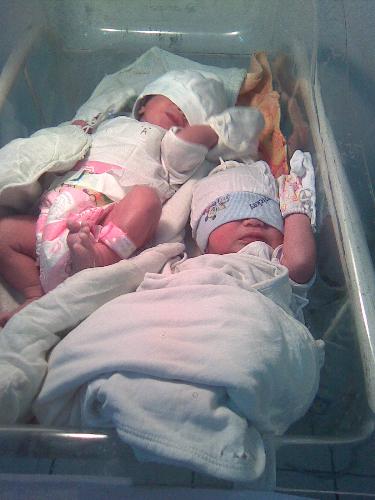 The twins - The twins that I helped delivered to life.