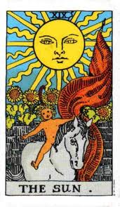 Card 19-The Sun - This is card 19 of the tarot, The Sun