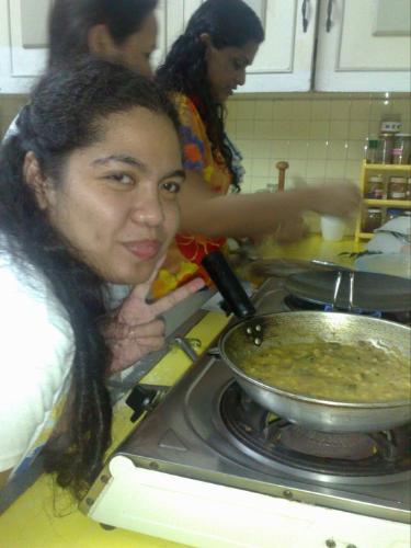 Potato masala  - I tried to cook potato masala my teacher is really good thanks madam ajitha till next time :)