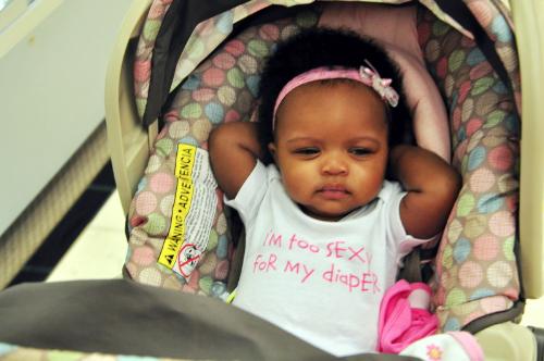 Mila - at the mall